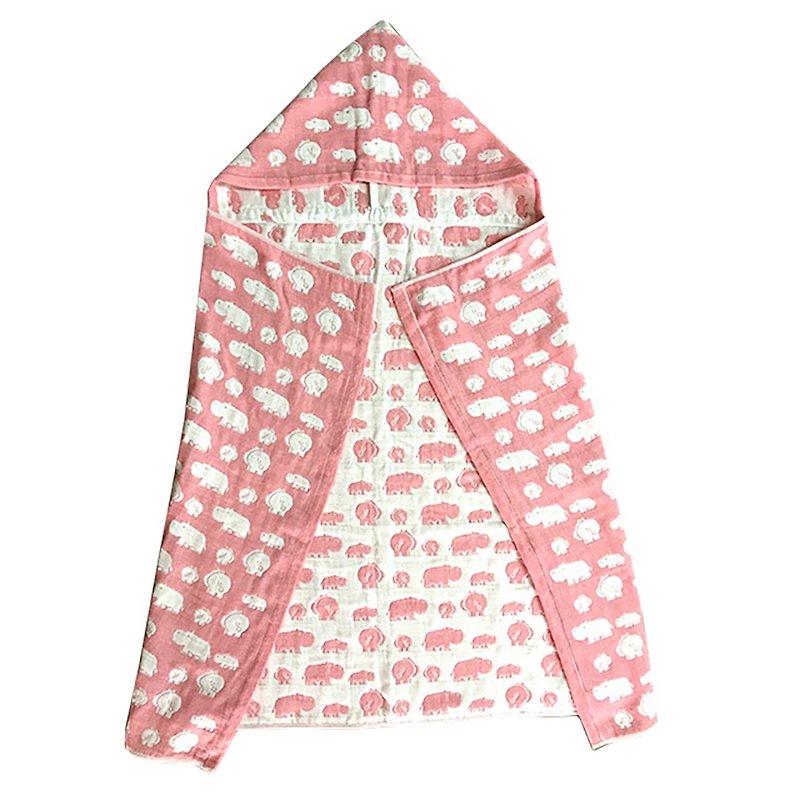 JOGAN Japanese wish towel elephant infant elephant baby series pure cotton hat shawl - อื่นๆ - ผ้าฝ้าย/ผ้าลินิน 