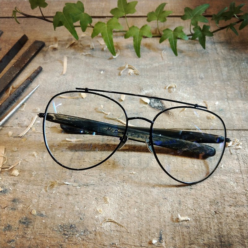 Taiwan handmade glasses [MB F] series of exclusive patented touch aesthetic aesthetic action art - Glasses & Frames - Bamboo Multicolor