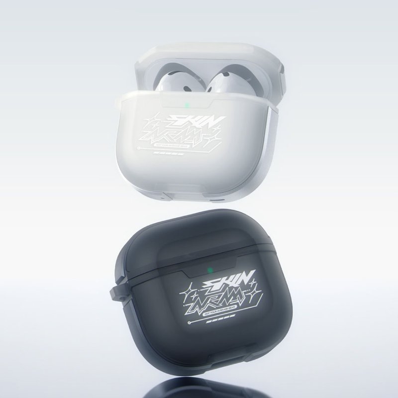 SKINARMA Kinzoku 塗鴉藝術耳機收納保護套(附掛鉤) AirPods 4代 - AirPods/耳機保護套 - 其他材質 多色