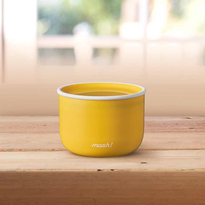 Japan Mosh! Lunch Jar-480ml (yellow) - กล่องข้าว - วัสดุอื่นๆ สีเหลือง