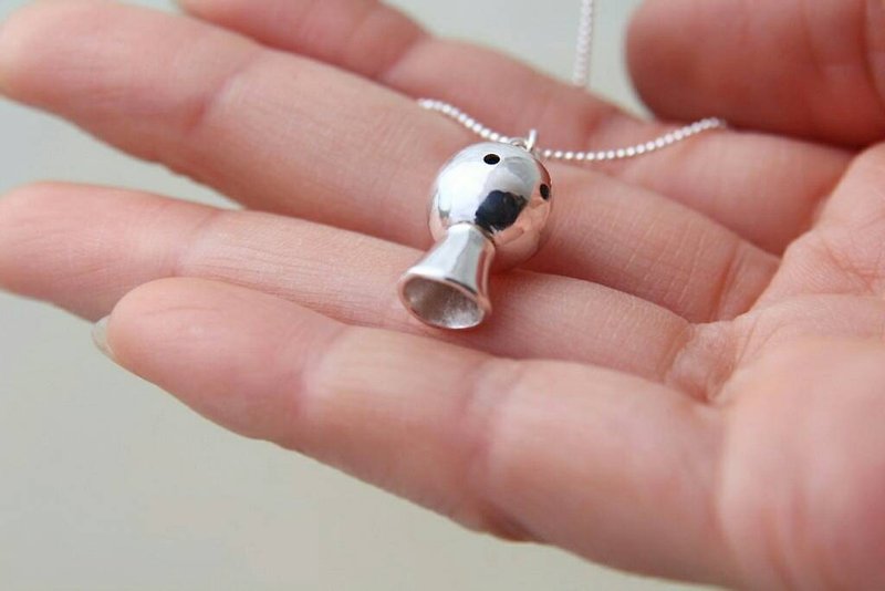 Sterling Silver Necklace / Sunny Doll - Necklaces - Silver Silver