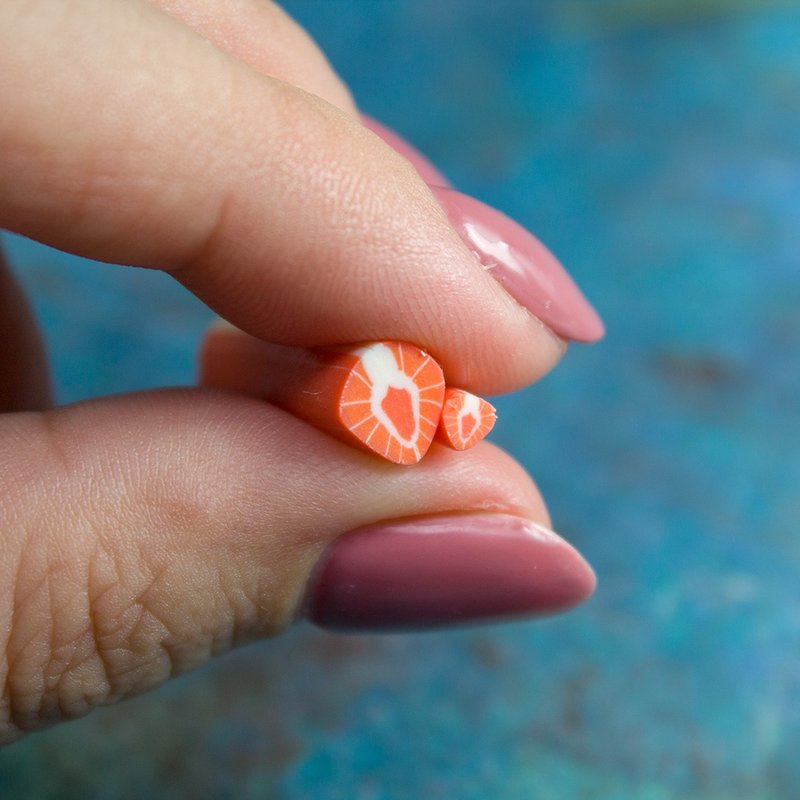 TUTORIAL Miniature strawberry cane with polymer clay | PDF + video - 手工藝教學/工具書 - 其他材質 