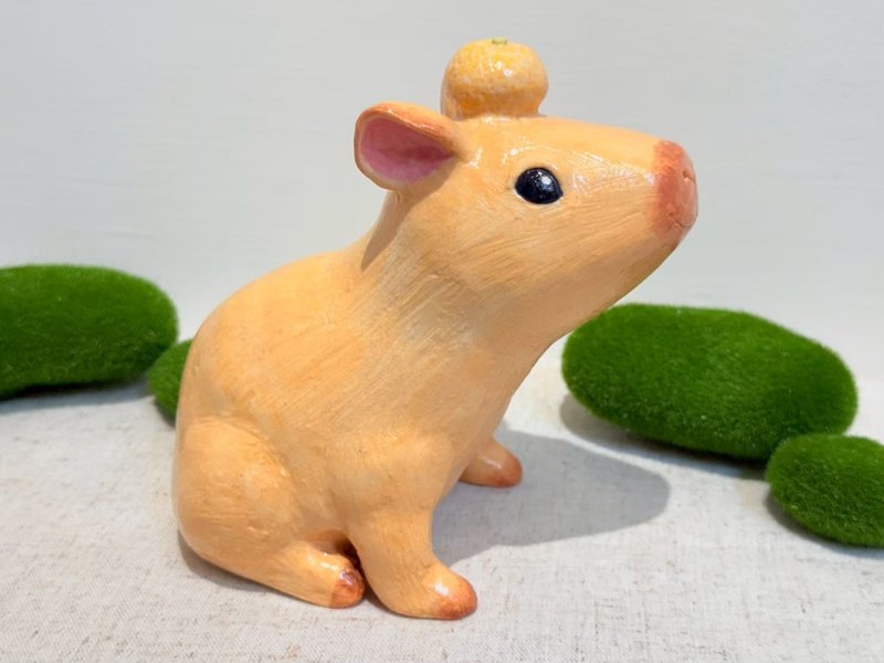 卡比巴拉水豚 - 擺飾/家飾品 - 陶 橘色