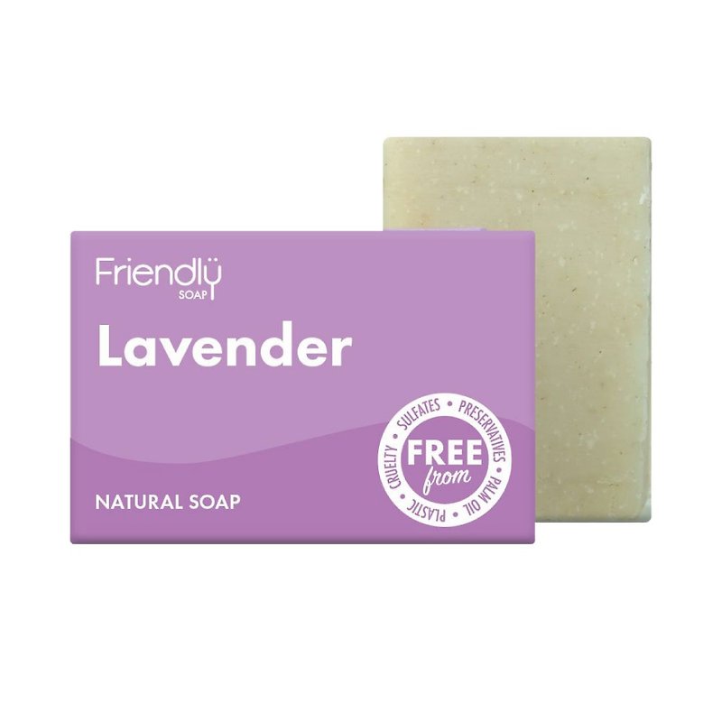 【FRIENDLY SOAP】Lavender Soap Handmade Soap (95g) - Soap - Other Materials 