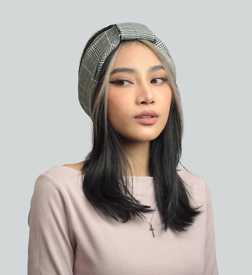 syryn 2 in 1 Handmade Linen Headband - Minimalistic Elegance & Timeless Appeal