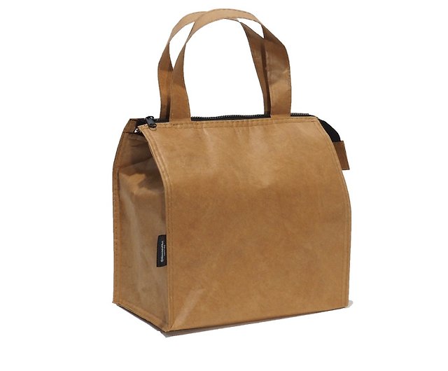 Lunch Bag / Brown Color Design Thermal Washable Paper Bag - Shop Craftbag  Thailand Lunch Boxes - Pinkoi
