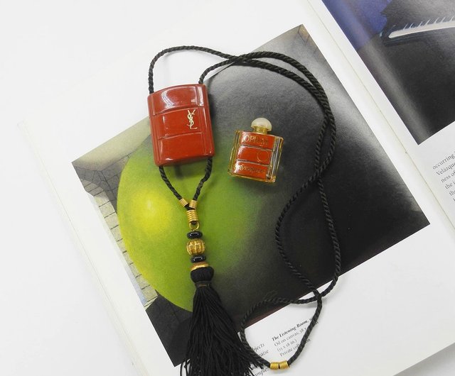 YSLサンローランアンティーク香水ボトルペンダント - ショップ