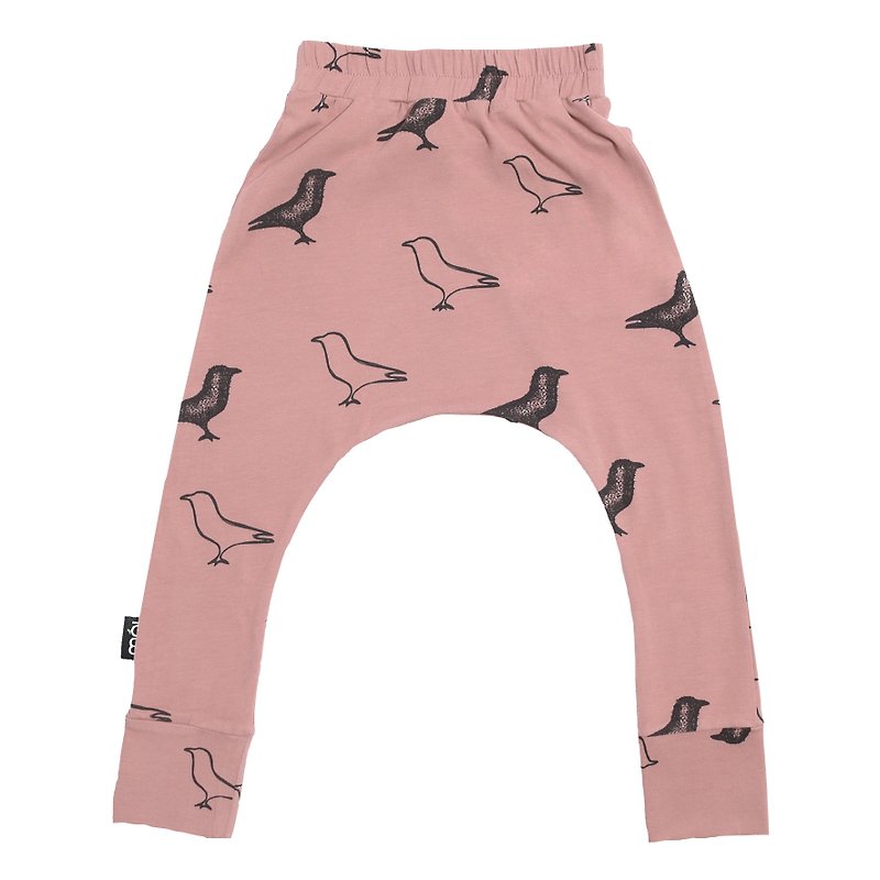 Mói Kids 冰島有機棉童裝哈倫長褲6 M至8歲粉紅色 - 童裝褲 - 棉．麻 粉紅色
