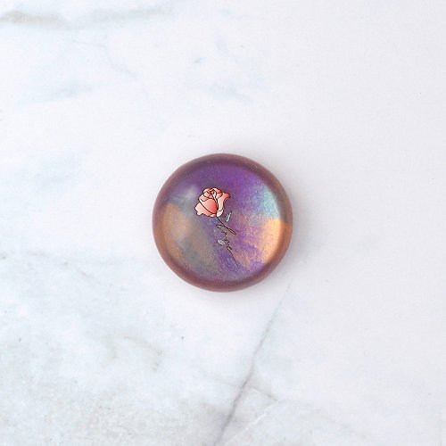 Pavo Jewelry & Art 藝術寶石皂 二月誕生石 愛情玫瑰花系列-紫水晶 Amethyst