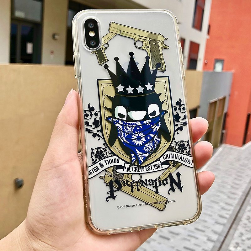 Puff Nation Design. Mr. Penguin. Double-layer special printed case iPhone XsMax - Phone Cases - Silicone Transparent