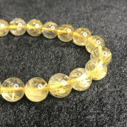 Shiba Crystal HK 招正財偏財必備 I 鈦金髮晶I 手鏈手串I 爸爸男朋友情人最佳禮物
