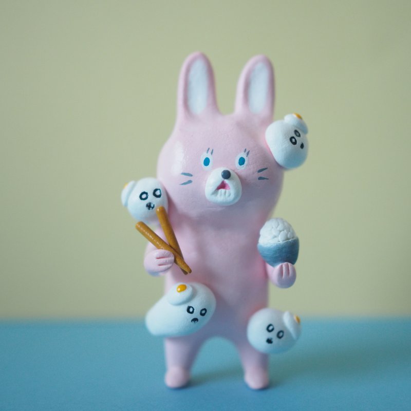 Torotama Bunny - 公仔/玩偶 - 黏土 粉紅色