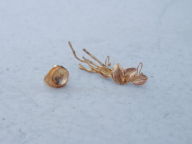 PURE Series – Fallen Branch * Fairy ear cuff - Earrings & Clip-ons - Copper & Brass Gold