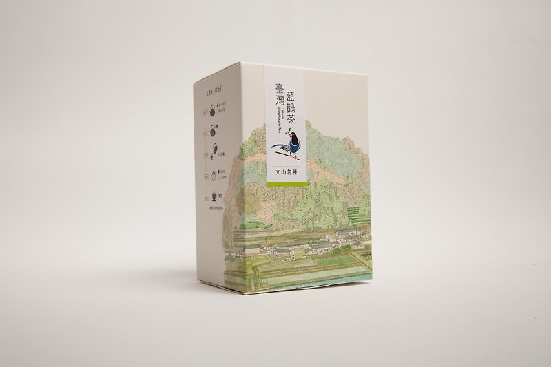 【Bluemagpietea】-Nature farming- WEN-SHAN Oolong tea120g - ชา - อาหารสด สีเขียว
