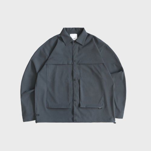 DYCTEAM® DYCTEAM - RePET Patch pocket shirt (gray)