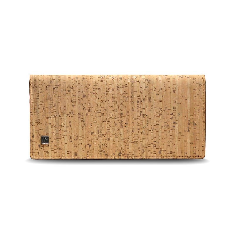 CORCO古典コルク長いクリップ - オリジナルブラウン - 財布 - 防水素材 