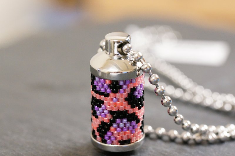 Aiko Bead Stainless Steel Aroma Jar Necklace - Necklaces - Stainless Steel Multicolor