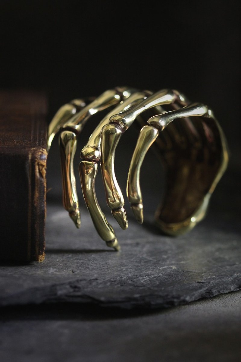 Hand Skeleton Cuff / Bracelet by Defy. - Bracelets - Other Metals 