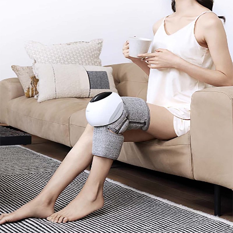 [Free Shipping] Fever Knee Pad Female Old Cold Leg Heating Physiotherapy Artifact Knee Massager Beoka / Bei Yikang - แกดเจ็ต - วัสดุอื่นๆ ขาว