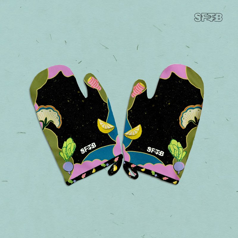 Jejak Perempuan Oven Mittens - 手套 - 聚酯纖維 多色
