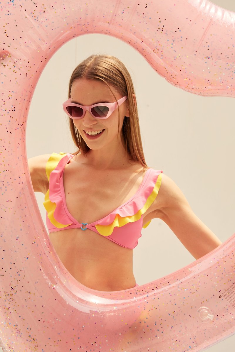 Loveliness Two Piece Pink - Women's Swimwear - Nylon 