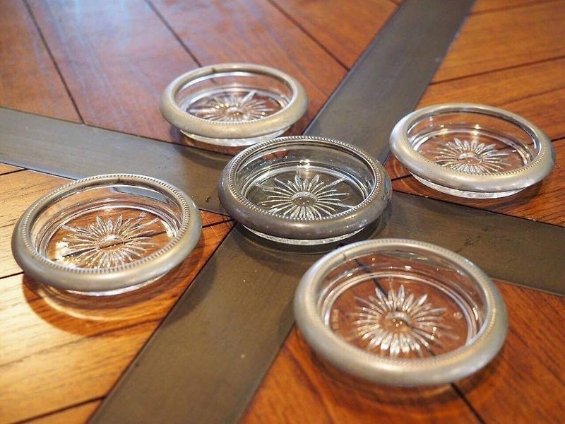義大利製古董玻璃碟/煙灰缸（售價/單個）（J） - 碟子/醬料碟 - 玻璃 
