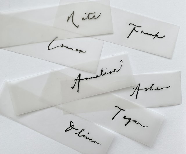 Custom Name Tag, Personalised Calligraphy Writing