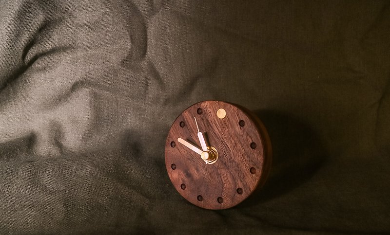 置時計 - 時計 - 木製 ブラウン