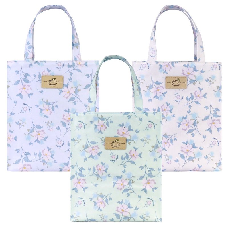 [Sincerity Flower-New A4] Made in Taiwan, the new zippered portable waterproof A4 bag for storing A4 files - กระเป๋าถือ - วัสดุกันนำ้ 