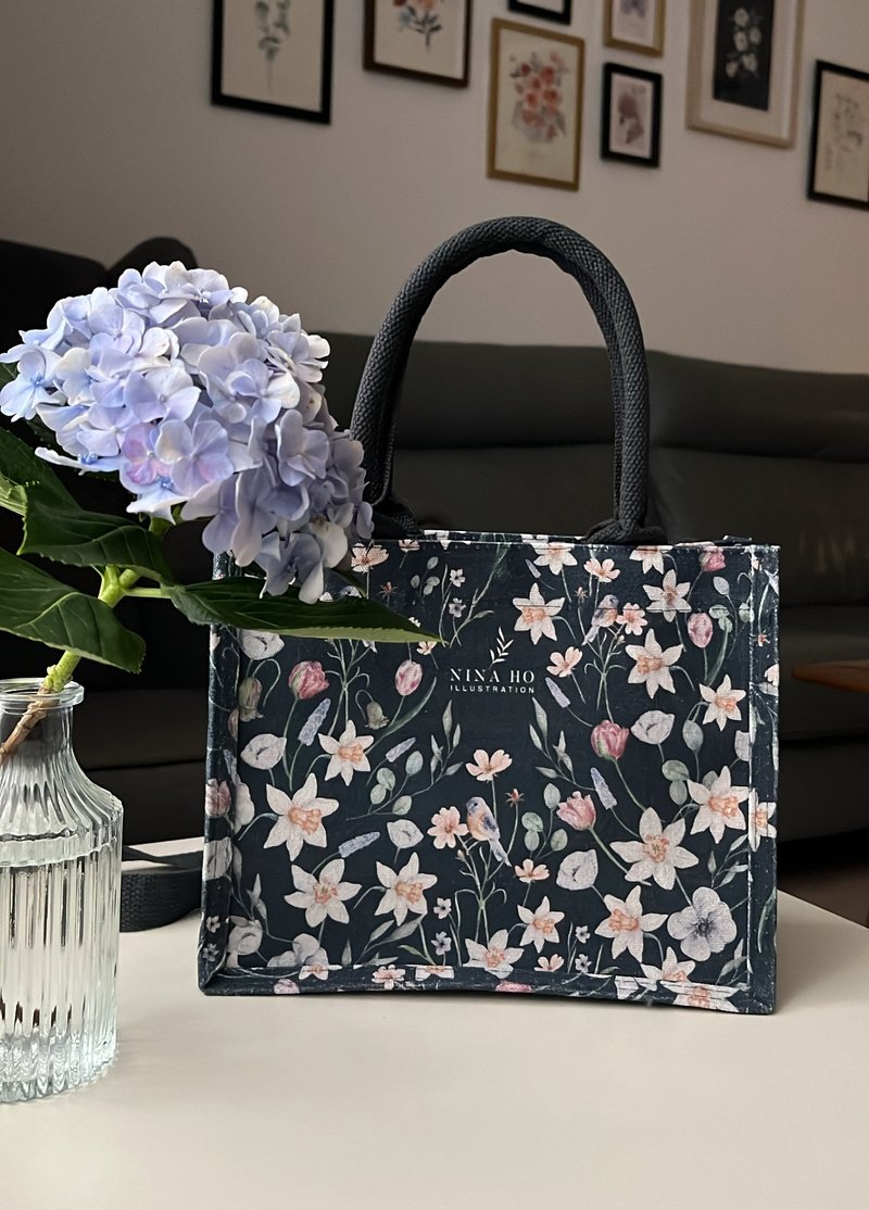 Robin and Narcissus Garden Bags - Handbags & Totes - Other Materials 