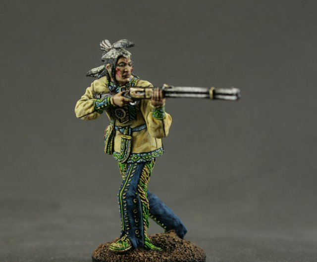 Indian figure Tin soldier 1\32 54 mm 