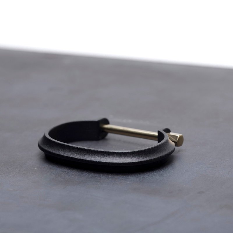 CLAMP BRACELET 316鋼製手環_黑金色 - 手鍊/手環 - 不鏽鋼 金色