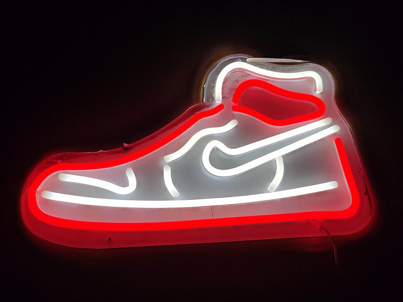 LED Neon Light Handmade NIKE Sneakers Neon Sign Decorative Atmosphere Light Customized Gift - Lighting - Acrylic Multicolor