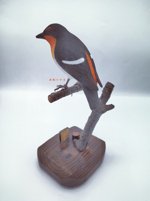 mokuchotoyama 小說捕蠅器【木雕鳥】