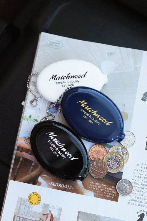 Matchwood Rubber Coin Purse 零錢包 軟膠零錢包 鑰匙圈 口金包