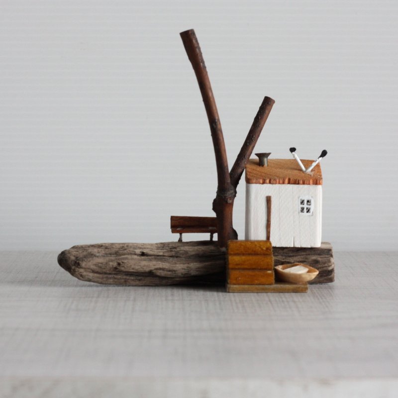 Driftwood interior - The sound of the waves and seagulls - W586 - entry model - ของวางตกแต่ง - ไม้ 