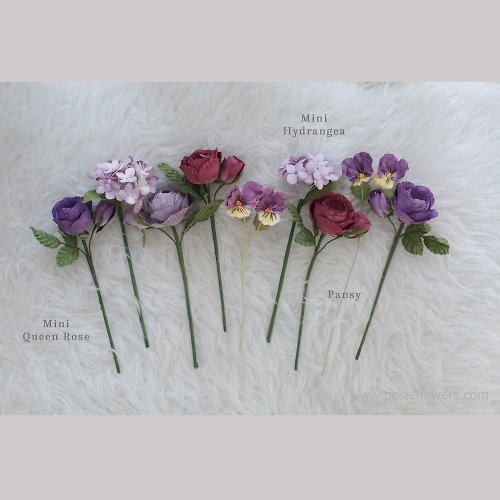 posieflowers WONDER PURPLE - Small Posie Rooms for Home Decoration