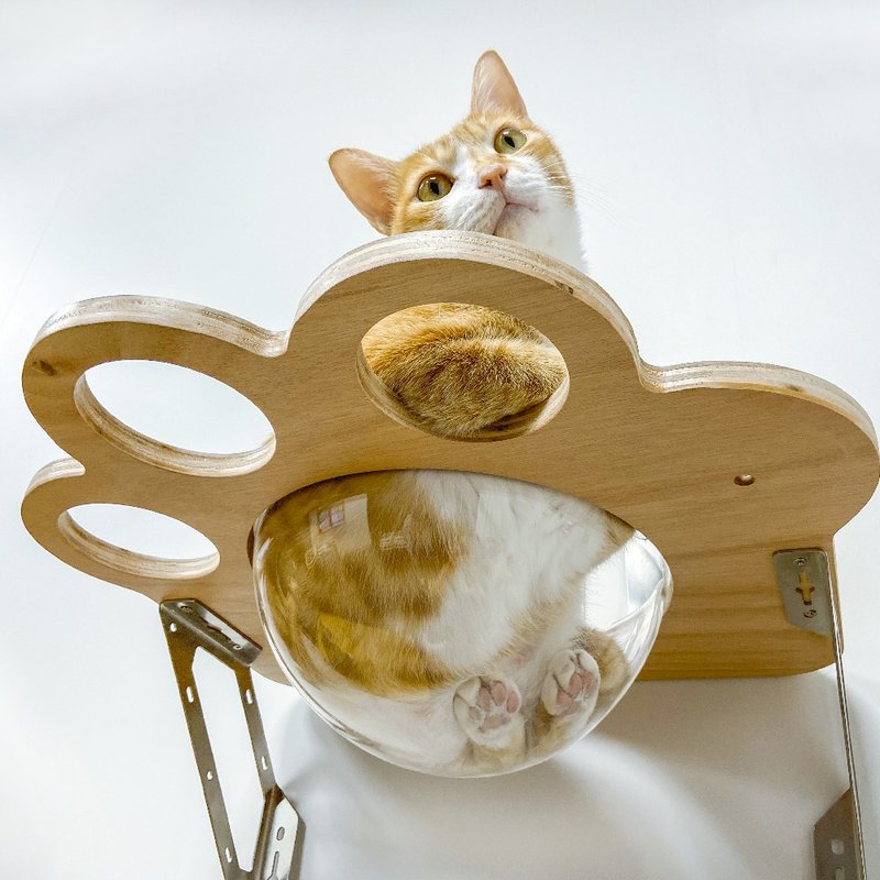 SWEE Space Capsule Cat Nest Jumping Platform | Wall Sticker Fixed - Scratchers & Cat Furniture - Other Materials 