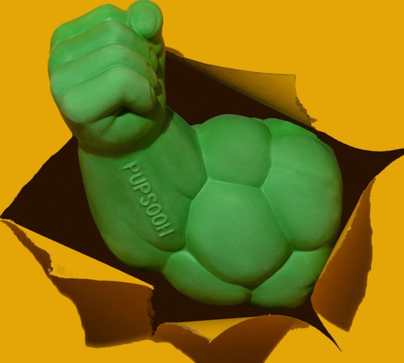 【大力士乳膠】寵物發聲陪伴/磨牙耐咬玩具 - 貓/狗玩具 - 其他材質 綠色