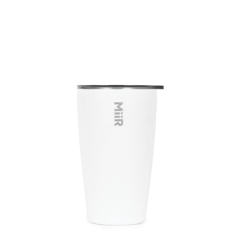 MiiR 雙層真空 保溫/保冰 隨行杯(滑蓋開關蓋) 8oz//236ml 時尚白 - 保溫瓶/保溫杯 - 不鏽鋼 白色