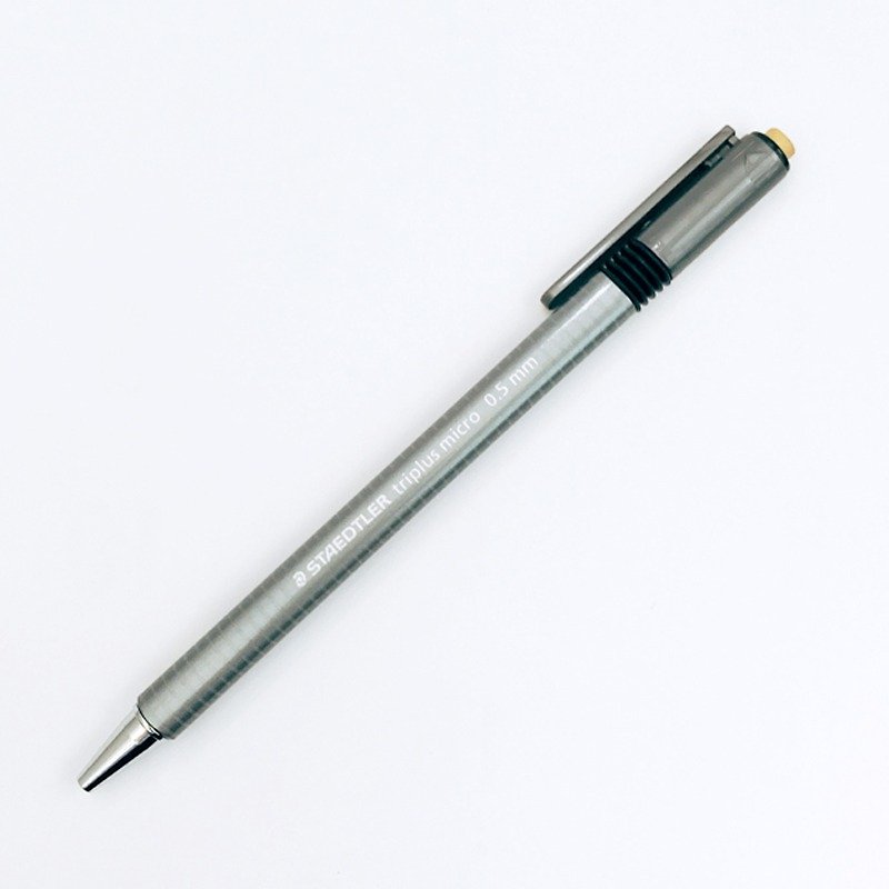 STAEDTLER Shide Building MS77425 Triplus Triangle Write 0.5MM Automatic Pencil - ดินสอ - วัสดุอื่นๆ สีเทา