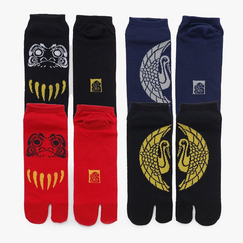 【熱門預購】風雅之步鶴與達摩兩趾襪 25-28cm (2款) 7JKP5208-09 - 襪子 - 其他材質 