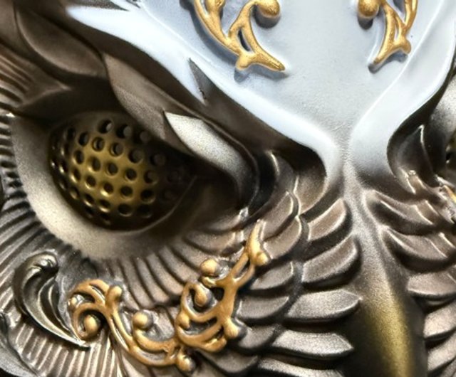 梟面 Gothic Ver. White×silver - ショップ 朧 その他 - Pinkoi