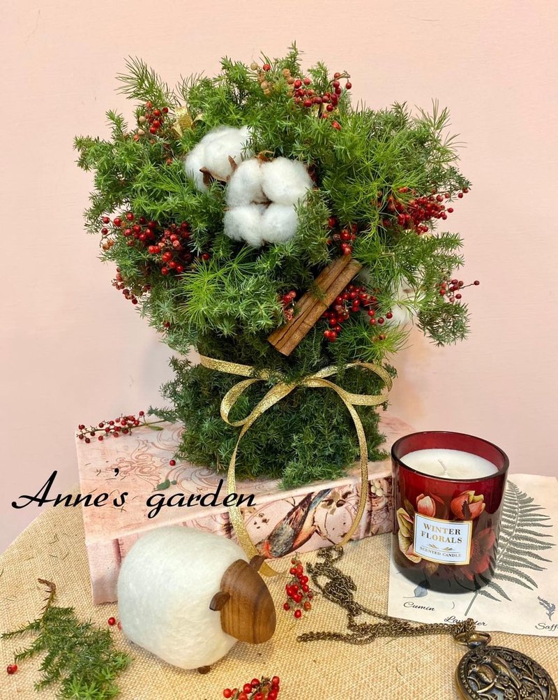 French natural style Christmas flower gift - ตกแต่งต้นไม้ - พืช/ดอกไม้ 