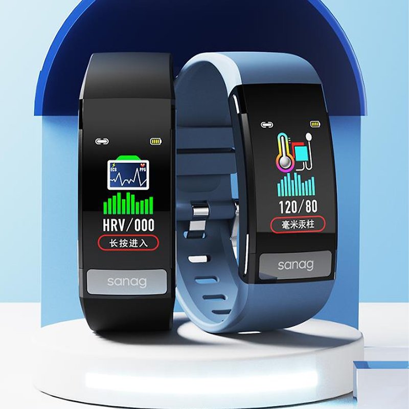 其他材質 科技小物 多色 - 【免運】高精度血壓智能手環運動跑步血氧心率體溫監測sanag G25