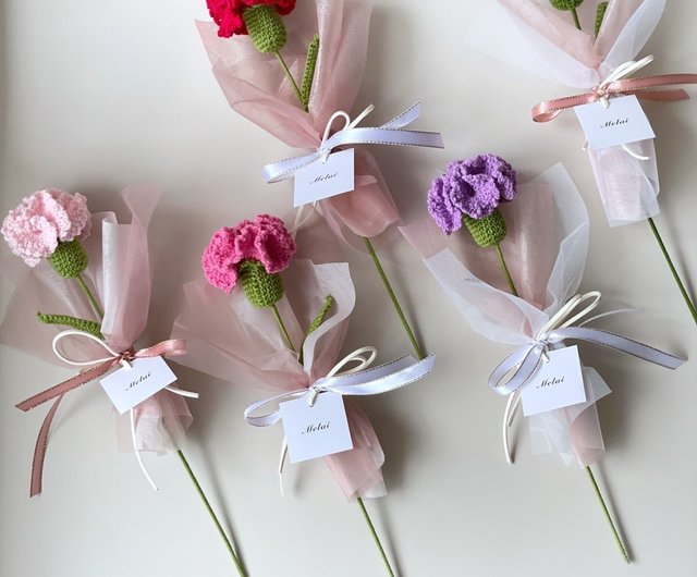 Mini Cotton Bouquet (Pink)  Flower bouquet diy, Floral gifts