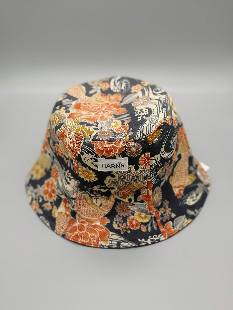 HARNS fisherman hat hat floral Japanese style Japan - Hats & Caps - Cotton & Hemp Multicolor