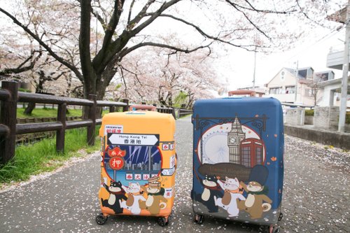 柴犬大學 SHIBA UNIVERSITY 柴犬大學 帶著柴犬去旅行 行李箱保護套 旅行箱套 出國必備