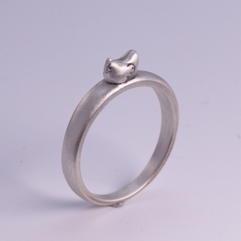 Animal Zodiac Ring - Chicken / DR-76 - 戒指 - 純銀 銀色