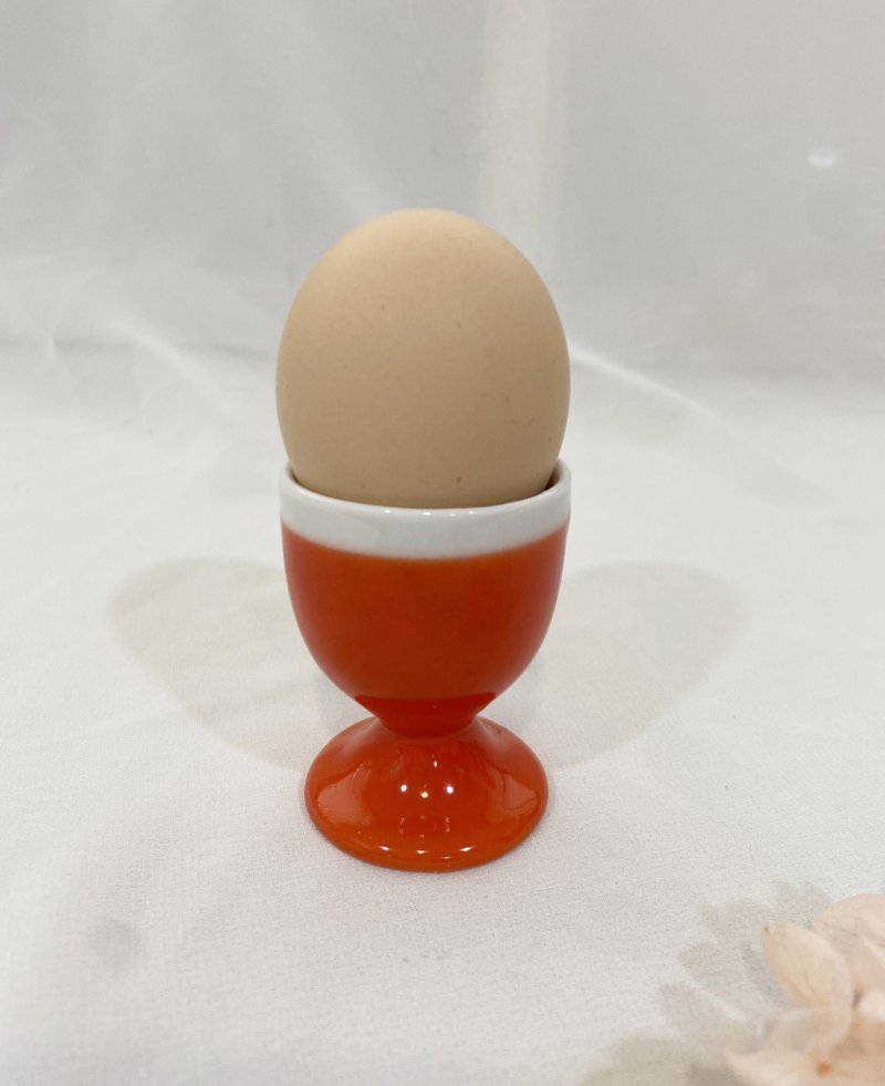 【好日戀物】德國vintage雙色蛋杯鄉村風古典幸福儀式感聖誕(瑕) - 碟子/醬料碟/醬油碟 - 陶 多色